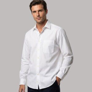 Christian Dior long sleeve button up shirt white men's size 14.5